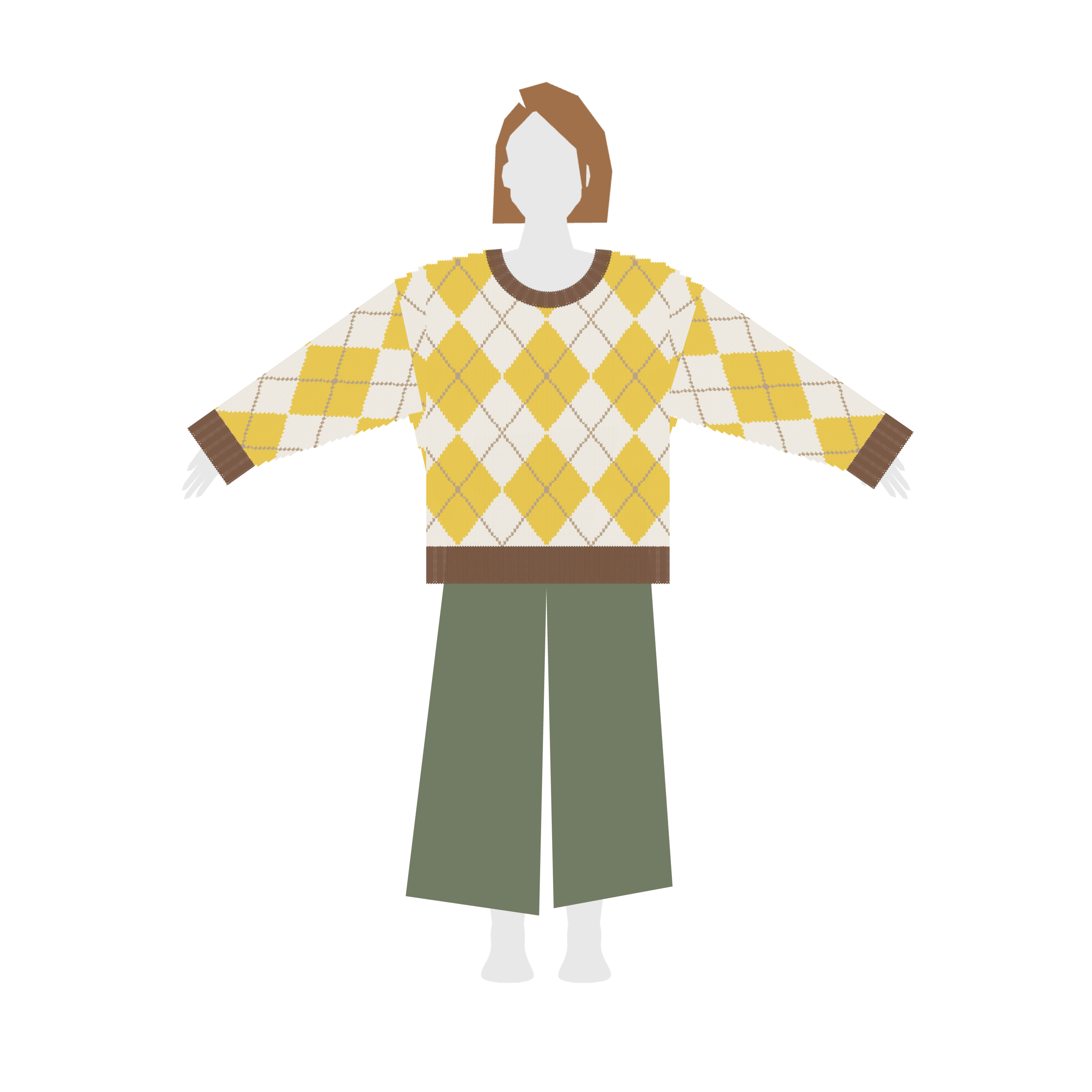 sweater-white-yellow